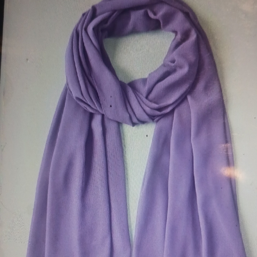 Classic Lightweight Purple Scarf - Women's Accessory